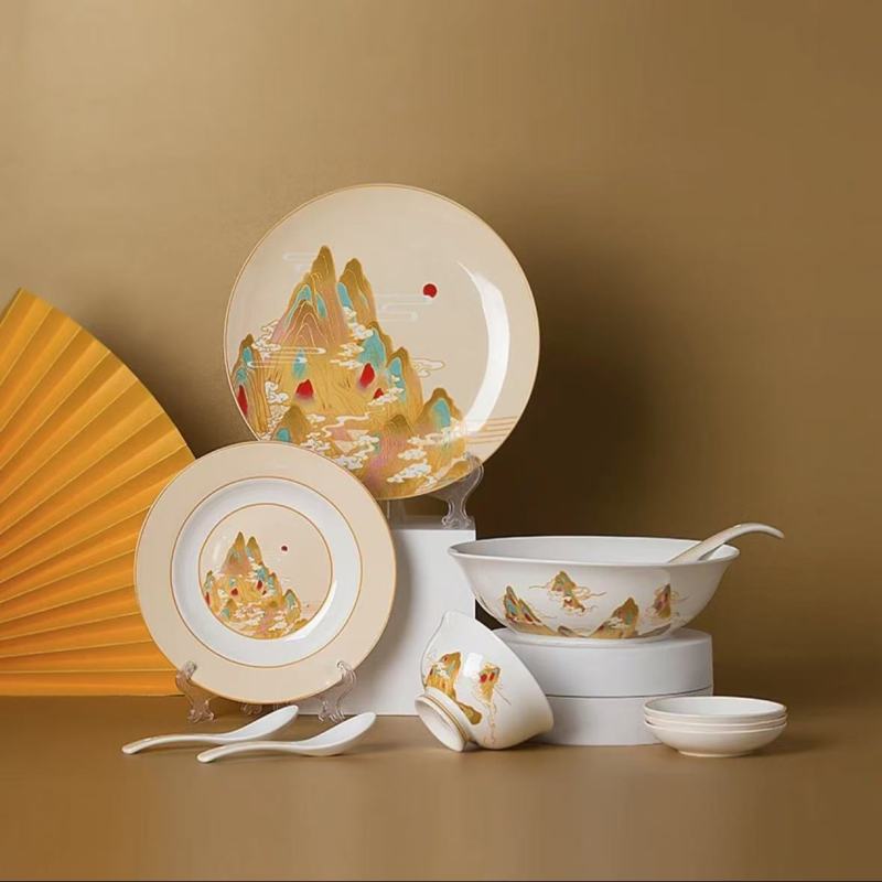Exquisite Asian-Inspired Dinnerware Collection