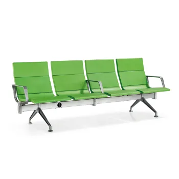 Aluminium 3 seats airport waiting chairs in airport