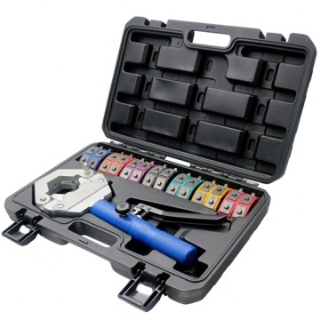 Portable Manual Hydra-Crimp Air Conditioner Hose Fittings Crimping Tool Kit