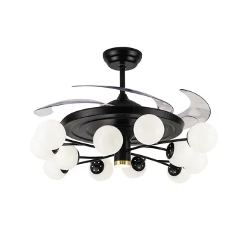 Modern Ceiling Fan Chandelier Combo for Indoor Living Room Lighting