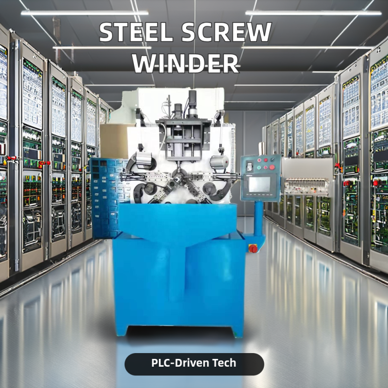 New Used Steel Screw Sleeve Winding Machine 1-Year 220V Industrial Core Components PLC Motor Bearing Manufacturing Plants