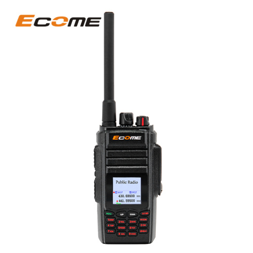 ECOME ET-L55 200 km de larga duración Card Global Intercom 2G 3G 4G LTE Walkie Talkie con tarjeta SIM