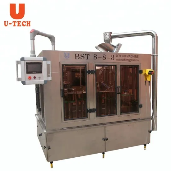 Automatic 2000BPH CGF8-8-3 Complete Pure Mineral Water Bottling Filling Machine