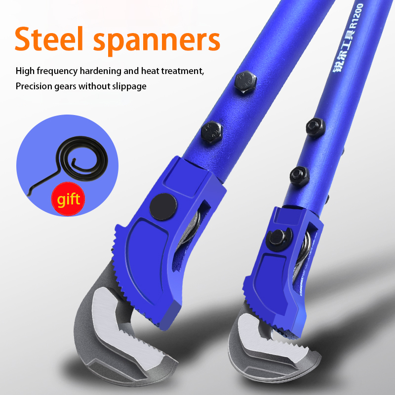 18" Water Pump Pliers Rebar Clamping Spanners Plumbing Wrench Multifunctional Clamp Hand Tools