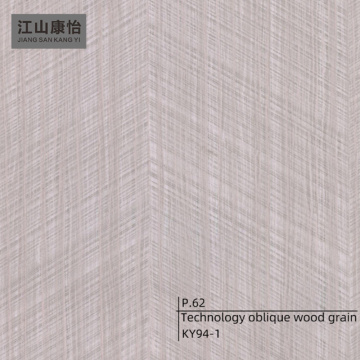 Film de revêtement PVC bois incliné technologique KY94-1