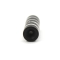 Black epoxy coating magnet Dia8x4mm with countersunk hole