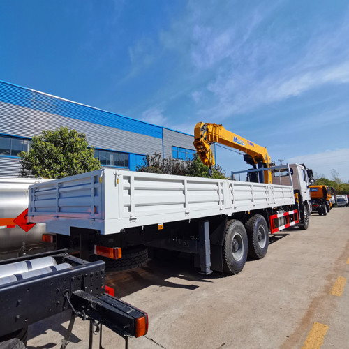 Shacman 6x4 14 тонны кранов с краном