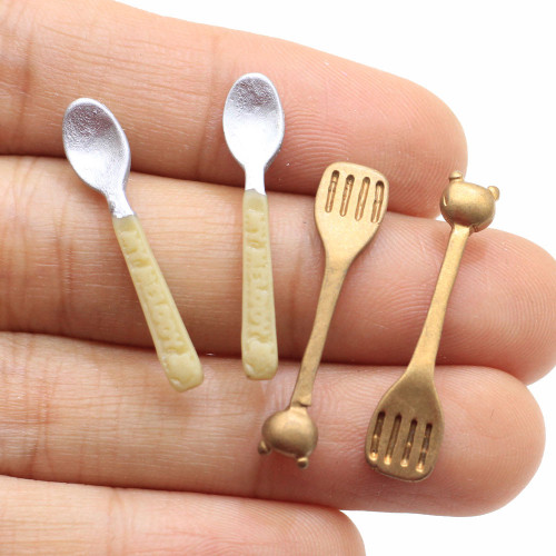 Creative Design Resin Spoon Scoop Cabochon Mini Kitchen Art Craft