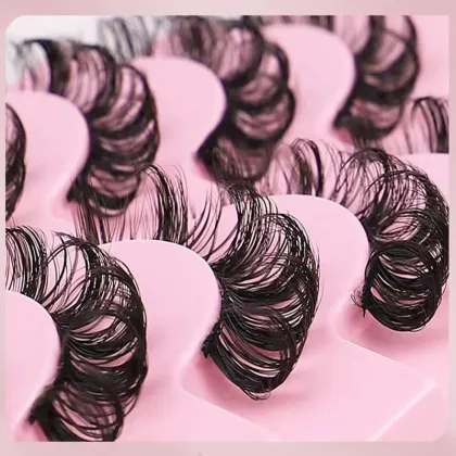 Russian Strip Eyelashes D Curl - Vegan, Cruelty-Free Wholesale Lashes