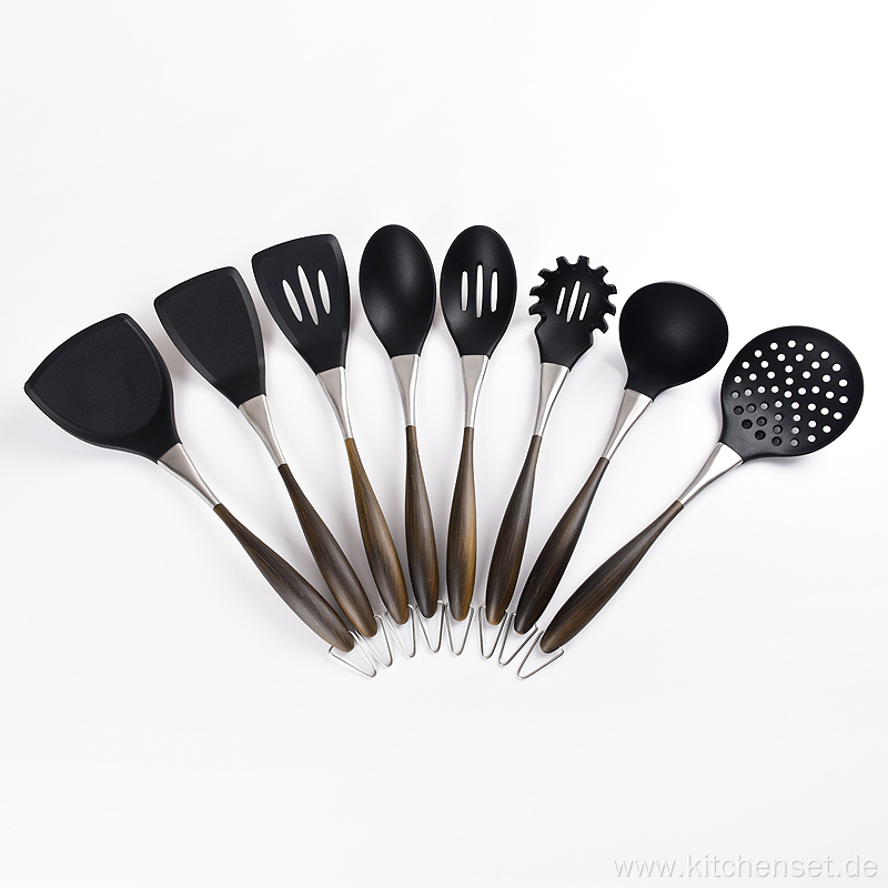 stainless steel kitchen tools silicone utensil set