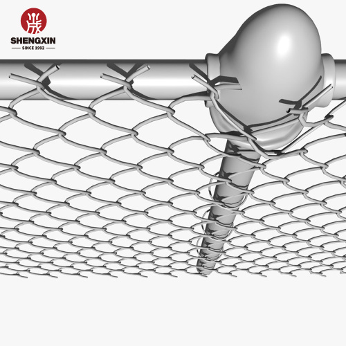 Galvanized Chain Link Fence Direct Factory Galvanized Pvc Coated Chain Link Fence Manufactory