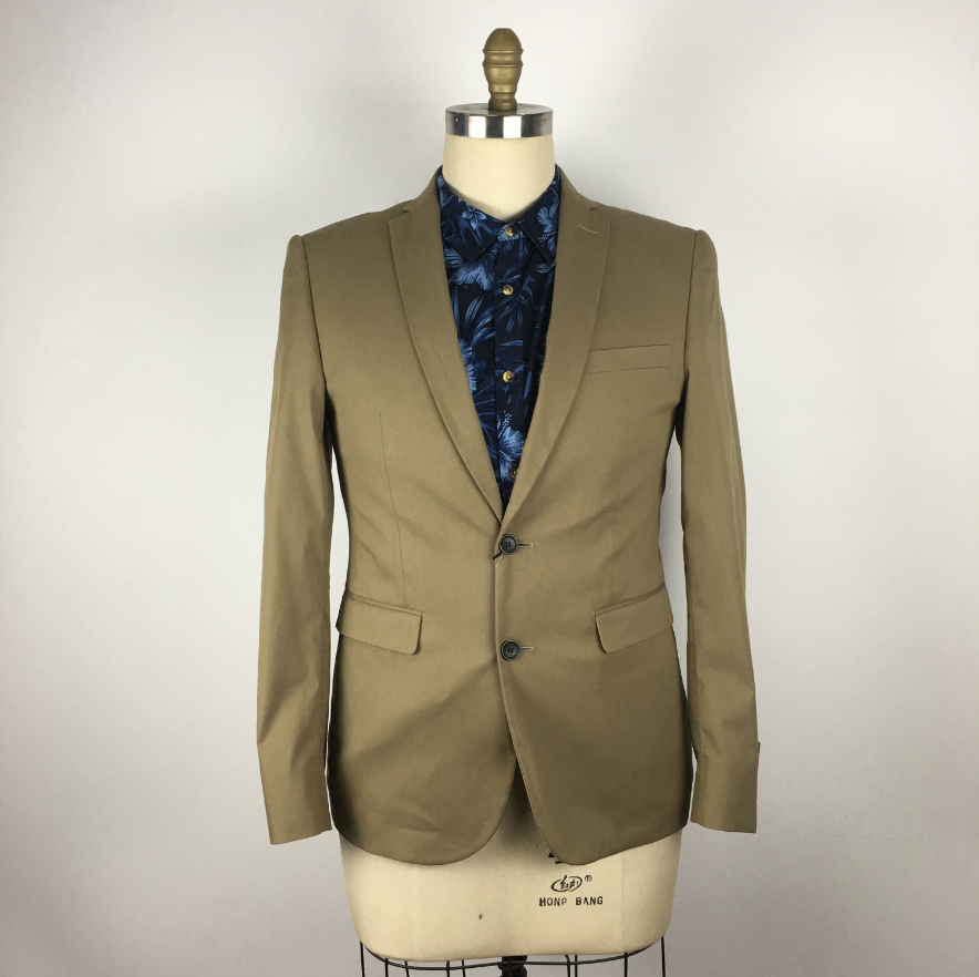 Well-designed Men's Suits Army green color suit