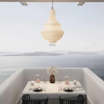 Nirdic Simple Cement Modern Minimalist Pendant Lamp for Kids' Dining Room