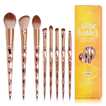 MAANGE 8PCS Bling Makeup Set with Pink, Blue, Green, and Rose Gold Shades