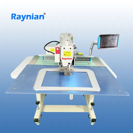 Raynian 3525GB Automatic Pattern Sewing Machine for Heavy Material Projects: Ideal for Webbing, Shoe Bags and More