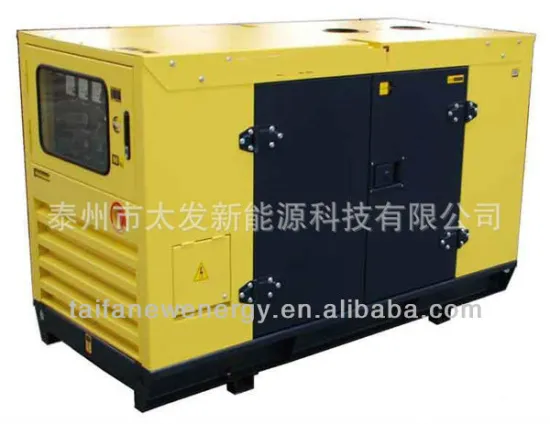 Soundproof generator with Taifa biogas small power 15kw