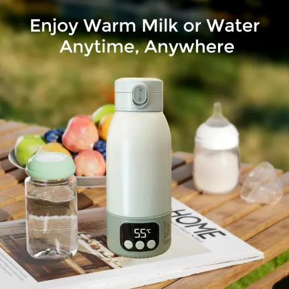 Moomoo Baby Portable Milk Warmer: Dual Heating Modes for Quick Milk and Formula Warming
