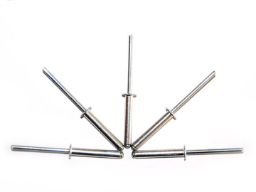 Aluminium/Stainless steel dome head open end blind rivets