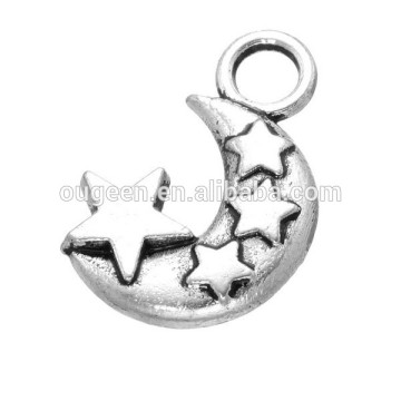 2015 vintage fashion star and moon shape pendant
