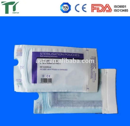 Manufacturer direct supplier Paper to Film Sterilizing Dental Pouches