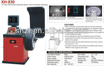 17" color VGA monitor automatic distance wheel balancer XH-830