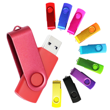 Özel Marka Logosu Promosyon Döner USB Flash Sürücüler - 1GB ila 128GB