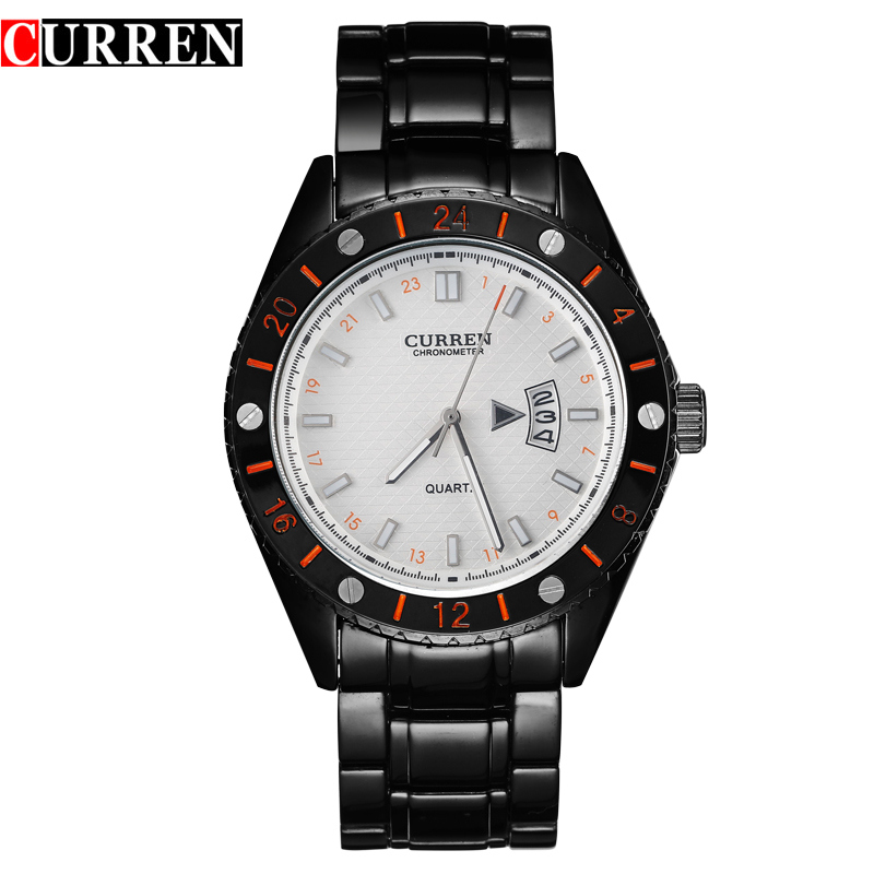 Business Quartz Watch Stainless Steel Band Men Gift 