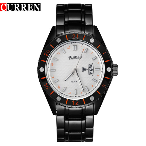 Business Quartz Watch Stainless Steel Band Men Gift