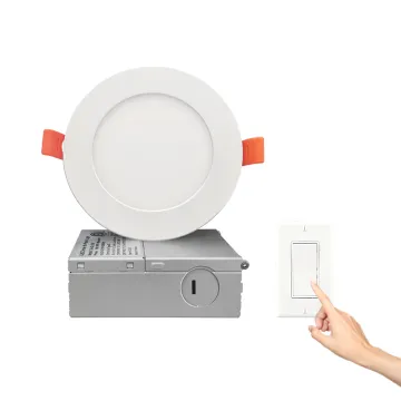 ETL Energy Star 6CCT 5CCT Wall Switch Adjustable Commercial 6 Inch 12W Dimmable LED Ceiling Panel Light