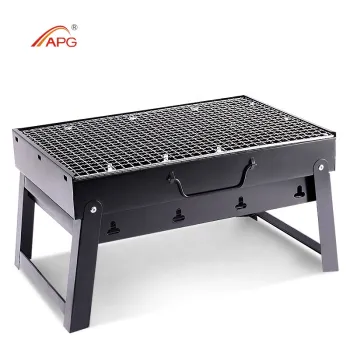 Portable Outdoor Smokeless Charcoal BBQ Grill - Perfect for Travel and Camping
