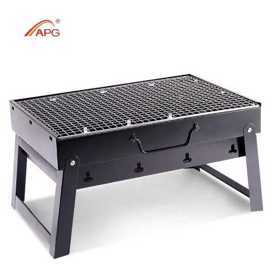 Portable Outdoor Smokeless Charcoal BBQ Grill - Perfect for Travel and Camping