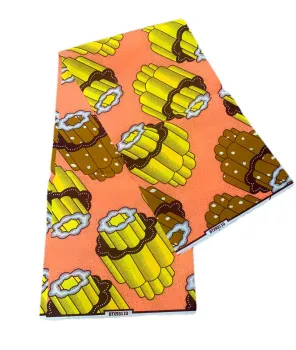 100% african wax hollandais fabric