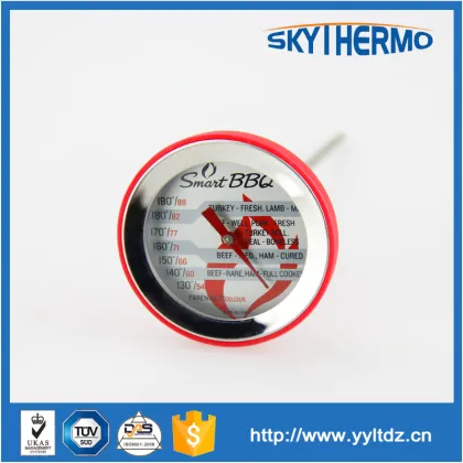 pen type bimetal theory BBQ thermometer