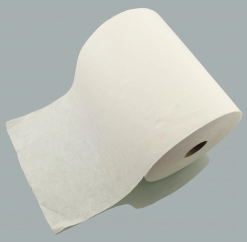 Toilet paper roll made of wood pulp
