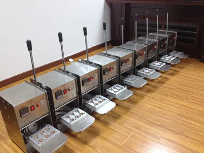 SS-6 Manual PP Nespresso Sealer Advanced Sealing Technology Coffee Sealing Machine