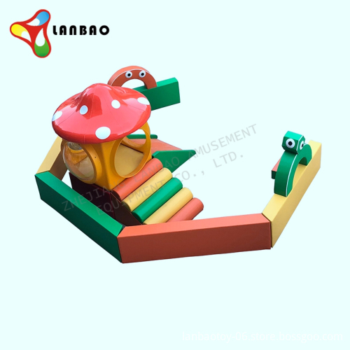 New Design Amusement Park Mushroom House Soft Play Equipment for Indoor Baby Playgrounds