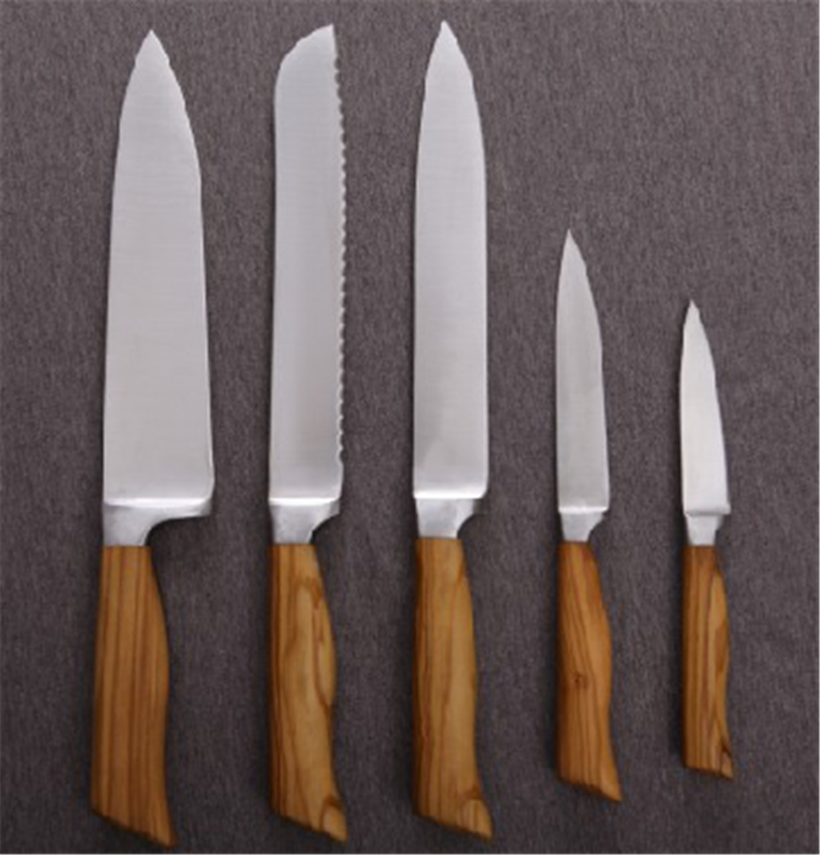 Olive Wood Cheese Knives