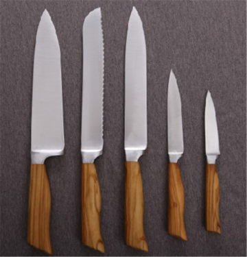 Low Price Olive Wood Cheese Knives