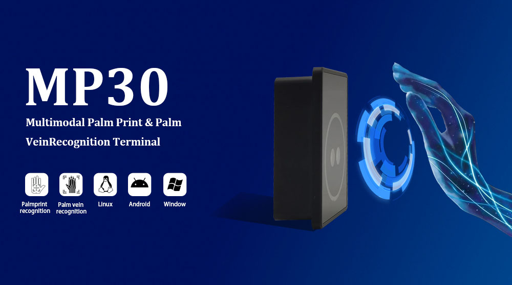 MP30 multi-modal palm vein identification terminal