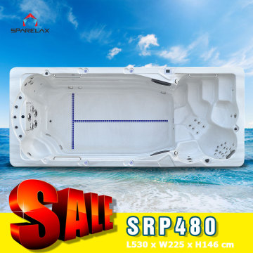 Popular Comfortable Acrylic Swim Pool Spa Tub Outdoor Bath SRP480