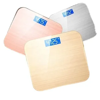 Bathroom Scale: Personal Rechargeable Digital Electronic Weighing Scale for Human Body