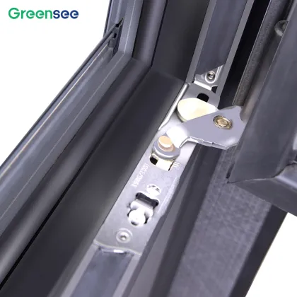 Factory Security Anti-Theft Aluminum Casement Windows - Large Double Glass Aluminium Sliding Windows