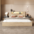 Nordic double 1.8 meters minimalist tatami main bed