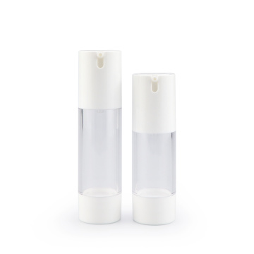 good quality skin care face eye cream empty 15ml 30ml 50ml cosmetic plastic pump round airless bottle