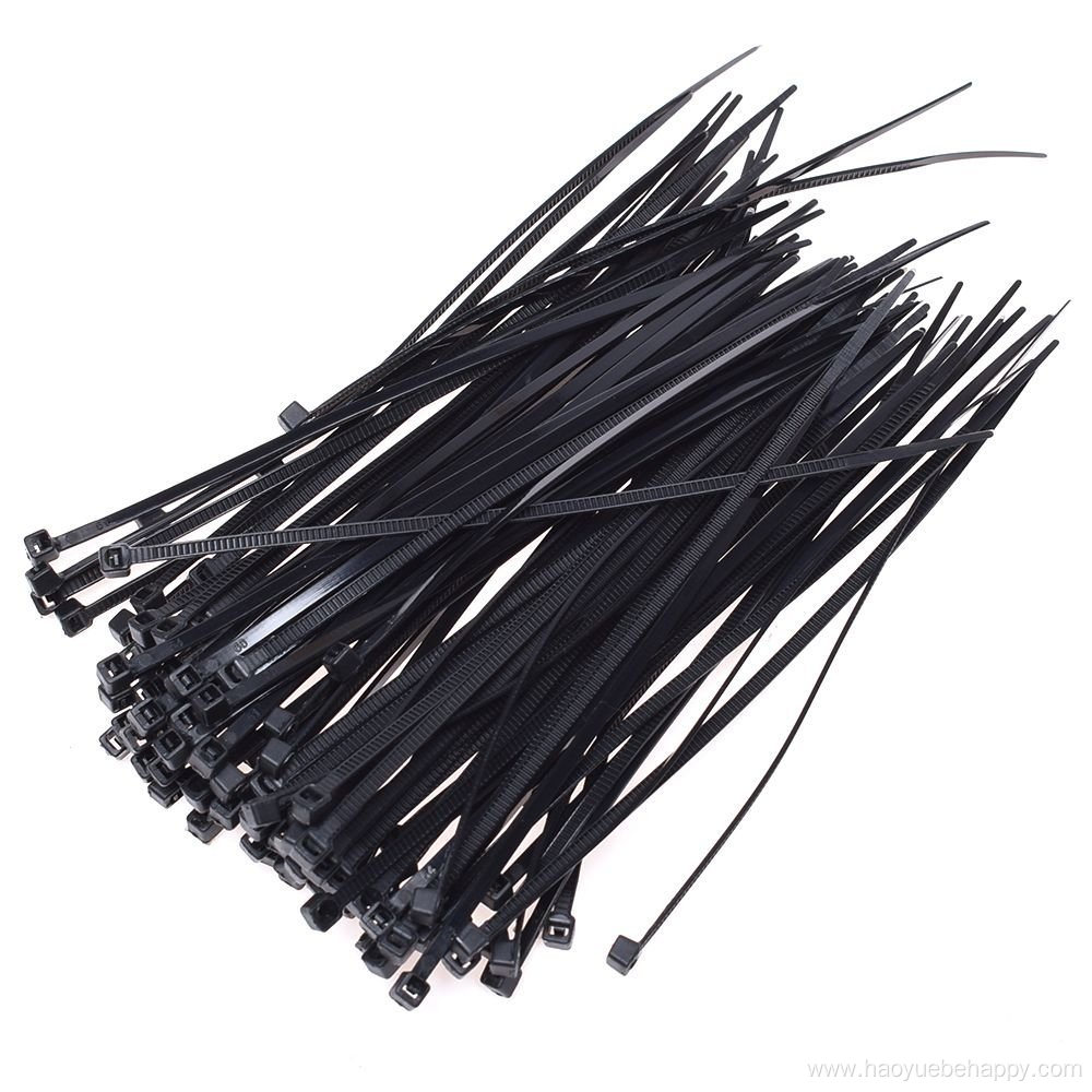 Plastic Zip Ties Self-Locking Black Cable Ties