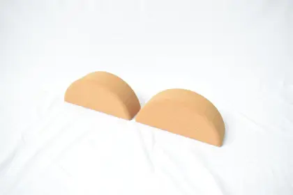Semicircle Cork Yoga Blocks Body Building