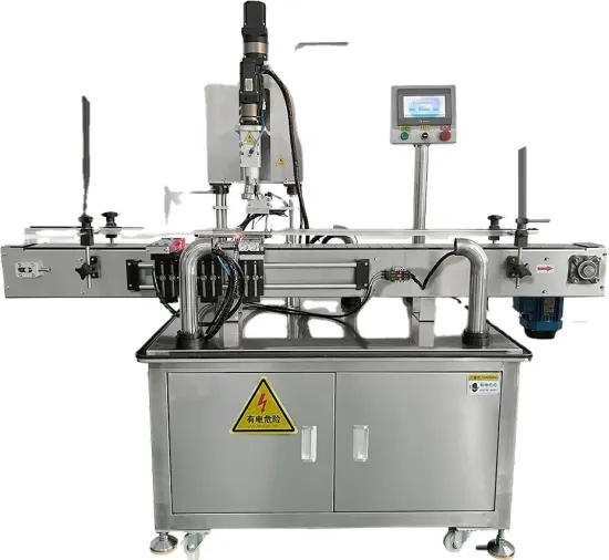 Automatic Glass Jar Plastic Lid Closing Machine - Bottle Capping Equipment