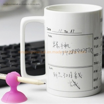 Personalized Schedule Ceramic Mugs Instead Notebook Writable Cup Memo Writing Coffee Mugs Multifunction Weekly Daily Office Mugs