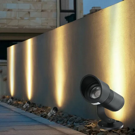 3W 5W 7W Floodlight Narrow Beam Embedded Outdoor IP66 Building Spotlight