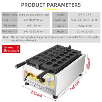 Acier inoxydable commercial industriel belge de gaufre